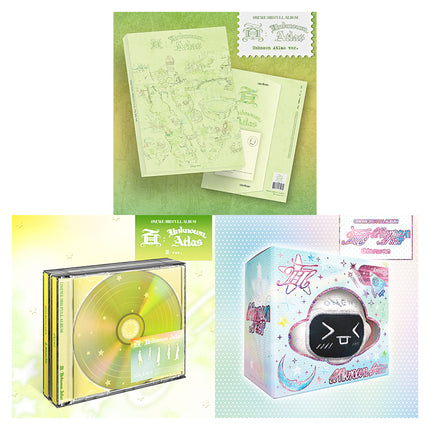 [SET] ONEWE - 面 : Unknown Atlas 3rd Full Album Unknown Atlas Ver + 面 Ver + Universe Ver
