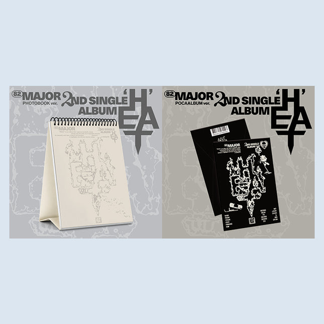 [SET] 82MAJOR - HEAT 2nd Single Album Photobook + POCA Ver.