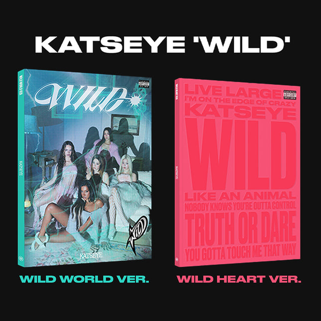 KATSEYE - WILD 3rd EP Album Photobook Ver (Wild world Ver / Wild heart Ver)