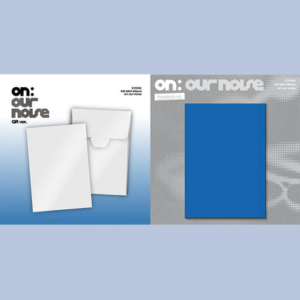 [SET] EVNNE - on: our noise 6th Mini Album Photobook Ver + QR Ver.