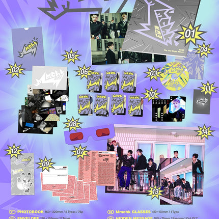 [SALE] NEXZ - Mmchk 2nd Single Album Photobook Ver (Umm…ver / Chk! ver)