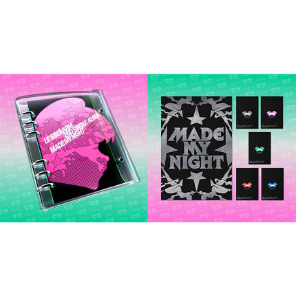 [SET] LE SSERAFIM - MADE MY NIGHT Single Album CHEMICAL NIGHT + 5 COMPACT Set Ver.