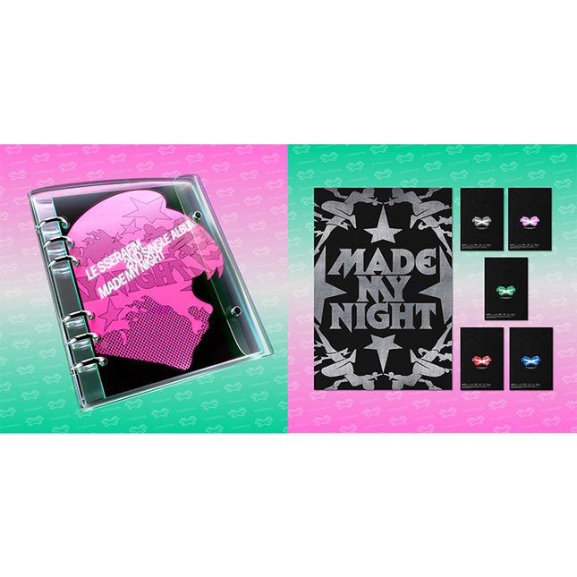 [SET] LE SSERAFIM - MADE MY NIGHT Single Album CHEMICAL NIGHT + 5 COMPACT Set Ver.