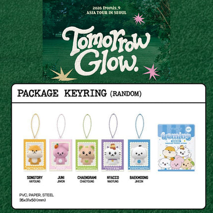 fromis_9 - ASIA TOUR [TOMORROW GLOW] Official MD Package Keyring (Random)