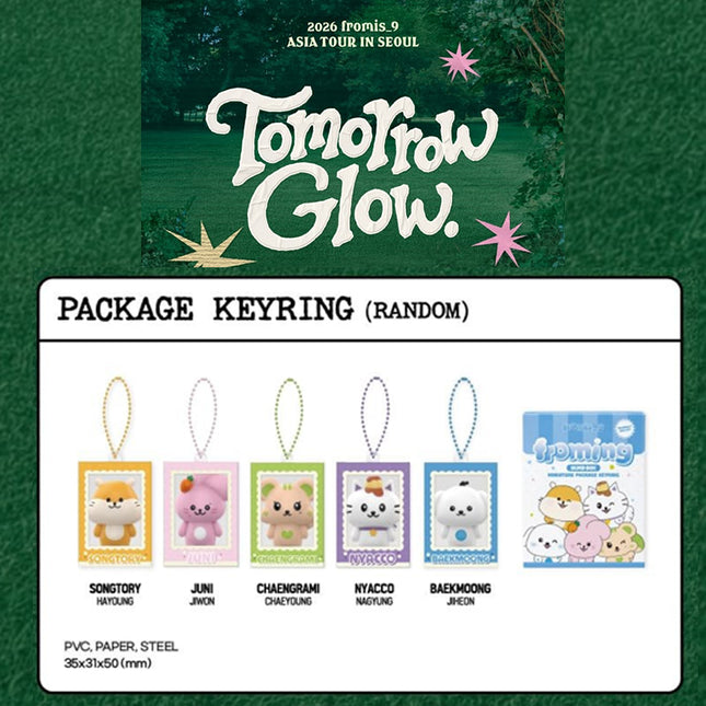 fromis_9 - ASIA TOUR [TOMORROW GLOW] Official MD Package Keyring (Random)
