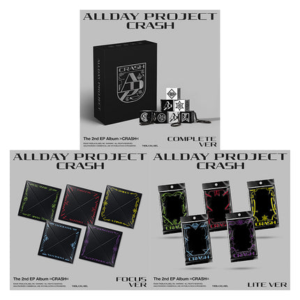 [SET] ALLDAY PROJECT - CRASH 4th Mini Album COMPLETE + 5 LITE + 5 FOCUS ALL Set Ver.