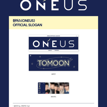 ONEUS - Official MD Slogan + Photocard 1 set.