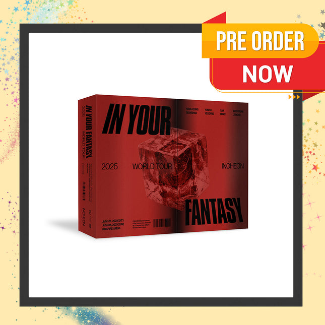 [POB] ATEEZ - 2025 WORLD TOUR [IN YOUR FANTASY] INCHEON DVD + POB Photocard Set