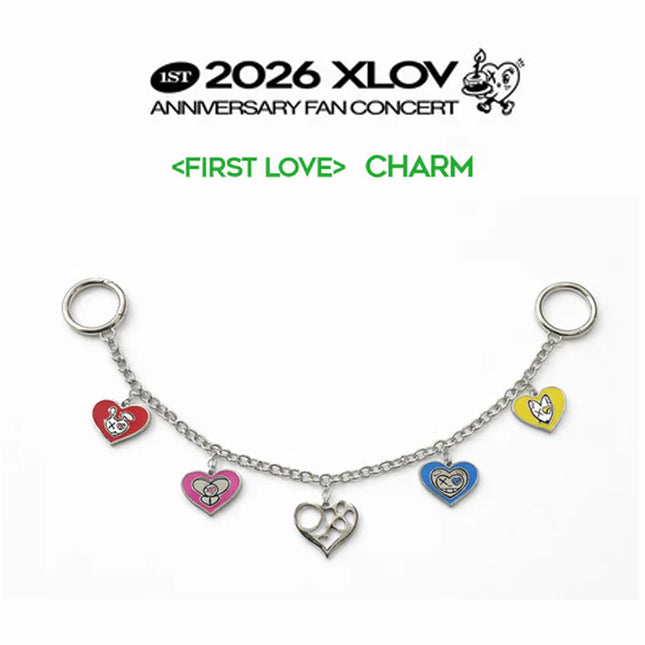 XLOV [FIRST LOVE] Official Merchandise Charm - K-Pop Fan Collectible