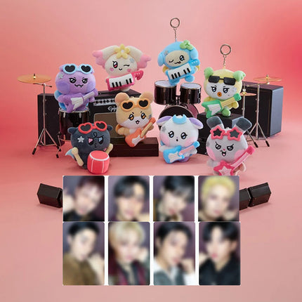 ATEEZ - MIGHTEEZ Rock The Stage Official Rockstar Plush Doll Keyring + Photocard