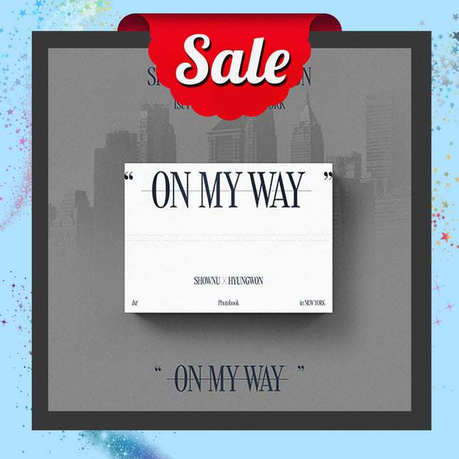 [SALE] SHOWNU X HYUNGWON - ON MY WAY 1st Photobook in NEWYORK. MONSTA X