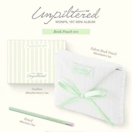 DAY6 WONPIL - 1st Mini Album: Unfiltered (Book Pouch Ver.)