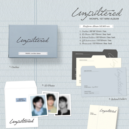 DAY6 WONPIL - 1st Mini Album: Unfiltered (Platform Ver.)(NEMO)