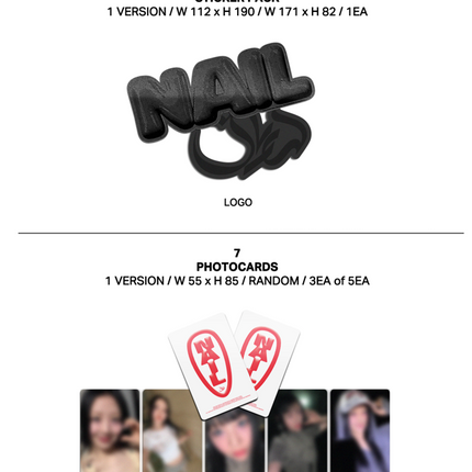Yves - NAIL 4th EP Album MD Album Limited Edition Ver K-POP ALBUM