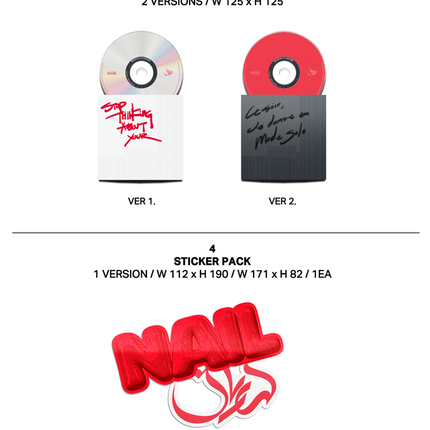 Yves - NAIL 4th EP Album Standard Photobook Deluxe Ver K-POP ALBUM