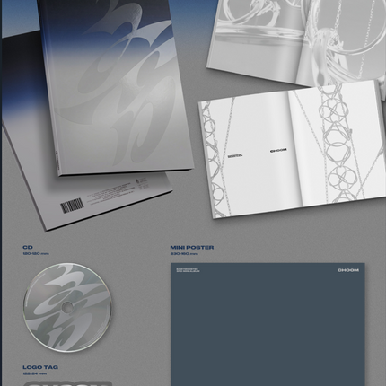 [POB] BABYMONSTER - CHOOM 3rd Mini Album Photobook Ver. (Crimson / Metallic / Prism Ver)