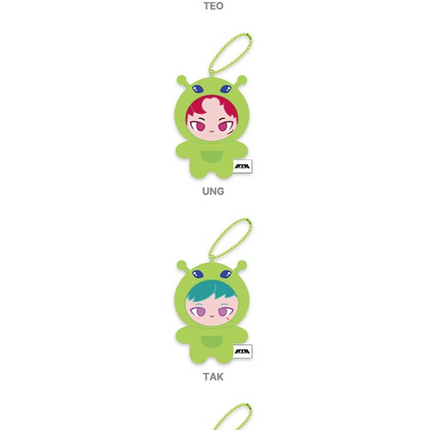 P1Harmony [Hello, World] MINI P1KIDS Glow Doll Keyring + Photocard