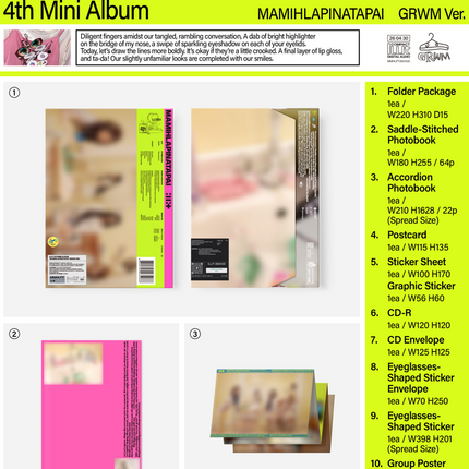 [POB] ILLIT - MAMIHLAPINATAPAI 4th Mini Album Photobook Ver ( GRWM/IT'S ME/FREE RIDER )