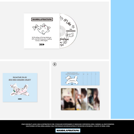 ILLIT - MAMIHLAPINATAPAI 4th Mini Album Gua Sha Ceramic Objet Ver