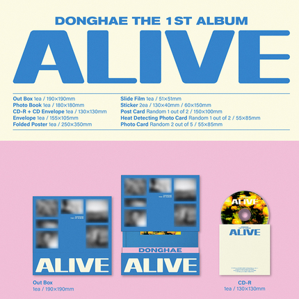Super Junior DONGHAE - ALIVE 1st Full Album Photobook Ver