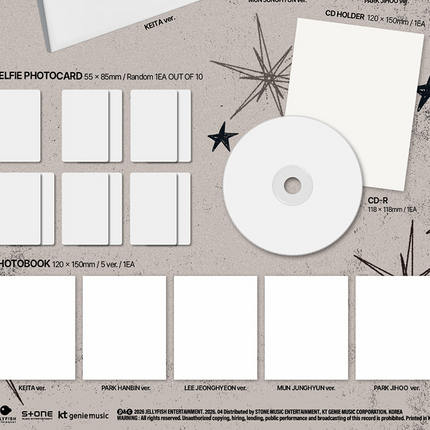 EVNNE - Backtalk 뱉어 1st Single Album DIGIPACK Ver