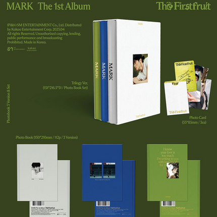 MARK - The Firstfruit 1st Full Album Photobook Ver