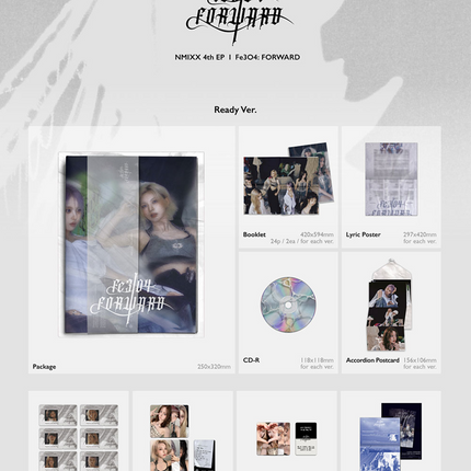 [SALE] NMIXX - Fe3O4: FORWARD 4th EP Album Photobook Ver (Ready Ver / Go Ver)