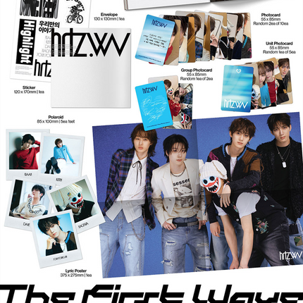hrtz.wav The First Wave 1st Mini Album Photobook Version (hrtz Ver / wav Ver) KPOP Album