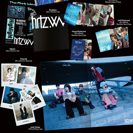 hrtz.wav The First Wave 1st Mini Album Photobook Version (hrtz Ver / wav Ver) KPOP Album