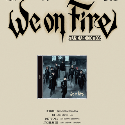&TEAM - 3rd EP Album : We on Fire (STANDARD EDITION Ver)