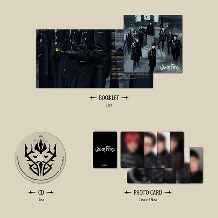 &TEAM - 3rd EP Album : We on Fire (STANDARD EDITION Ver)