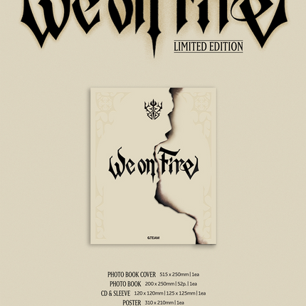 &TEAM - 3rd EP Album : We on Fire (LIMITED EDITION)