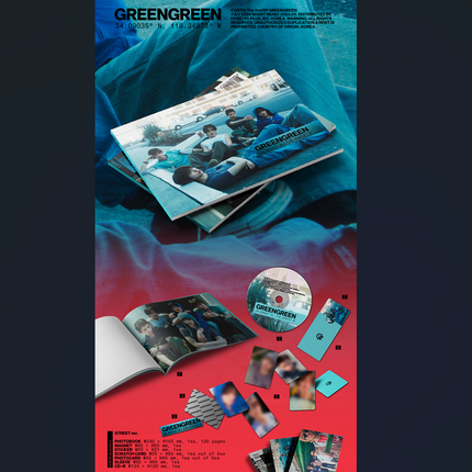 [SALE] CORTIS - GREENGREEN 2nd EP Album Photobook Ver K-POP ALBUM