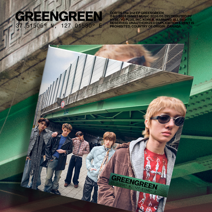 CORTIS - GREENGREEN 2nd EP Album Vinyl LP Ver K-POP ALBUM