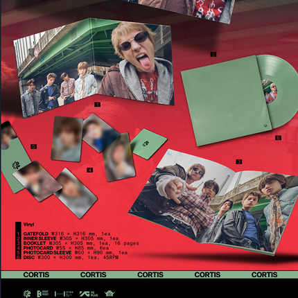 CORTIS - GREENGREEN 2nd EP Album Vinyl LP Ver K-POP ALBUM