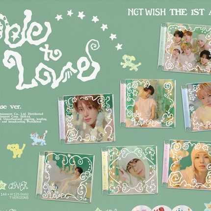 [SALE] NCT WISH - Ode to Love 1st Full Album Jewel Case Ver (Member Selection)