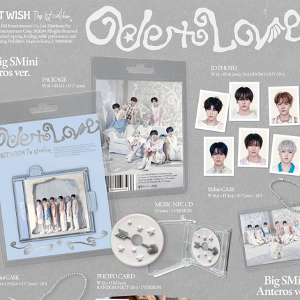 NCT WISH - Ode to Love 1st Full Album Big SMin Ver (Smart Album)