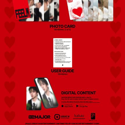 82MAJOR - FEELM 5th Mini Album POCA Ver