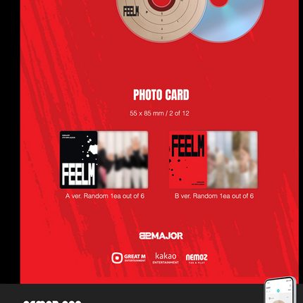 82MAJOR - FEELM 5th Mini Album KEYRING Ver