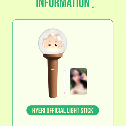 HYERI - Official Light Stick + Photocard Set