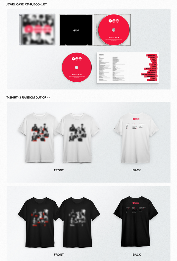 BTS ARIRANG - 5th Album T-shirt CD Box Set Ver ( Limited Item