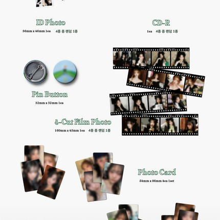 [SET] QWER - CEREMONY 4th Mini Ablum 2 Photobook + 4 Booklet Ver