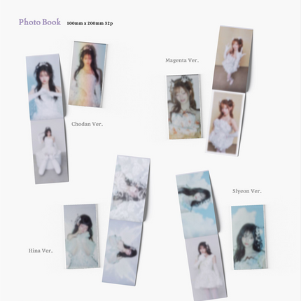 [SET] QWER - CEREMONY 4th Mini Ablum 2 Photobook + 4 Booklet Ver