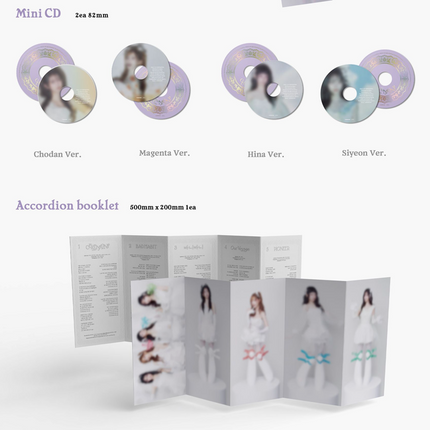[SET] QWER - CEREMONY 4th Mini Ablum 2 Photobook + 4 Booklet Ver