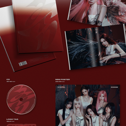 BABYMONSTER - CHOOM 3rd Mini Album Photobook Ver. (Crimson / Metallic / Prism Ver)
