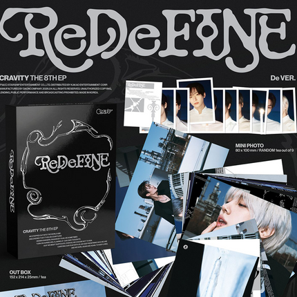 CRAVITY - ReDeFINE 8th Mini Album De Ver (Limited Edition)