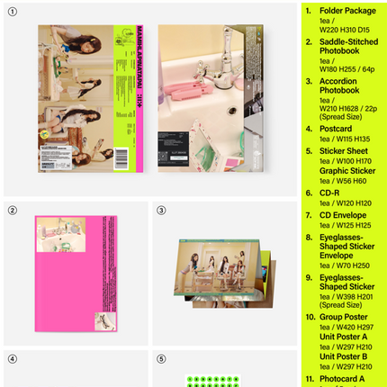 ILLIT - MAMIHLAPINATAPAI 4th Mini Album Photobook Ver ( GRWM/IT'S ME/FREE RIDER )