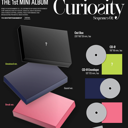 [POB] AND2BLE - Sequence 01: Curiosity 1st Mini Album Photobook Ver
