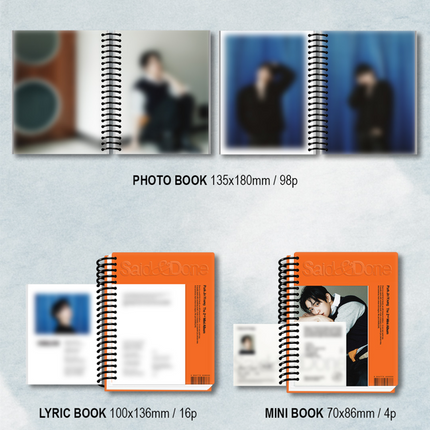 [SET] GOT7 Jinyoung - Said & Done 2nd Mini Album Archive+Memory Box