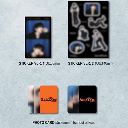 [SET] GOT7 Jinyoung - Said & Done 2nd Mini Album Archive+Memory Box